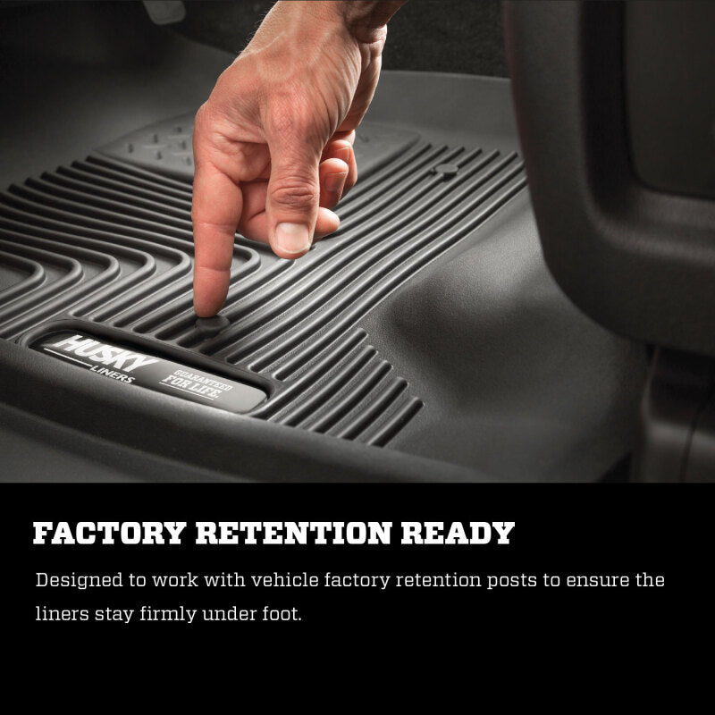 Husky Liners 2024+ Chevy Traverse / 2024+ GM Acadia X-Act Contour Rear Seat Floor Liners - Black