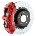 Brembo 11-14 Mustang GT w/OEM Brembo(S197) Fr GT BBK 6Pist Cast 380x32 2pc Rtr Slot Type3-Red