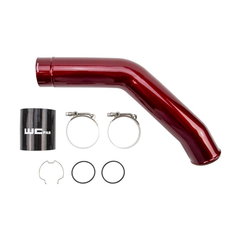 Wehrli 15-24 Ford 6.7L Power Stroke 3in Hot Side Intercooler Pipe - Illusion Blueberry