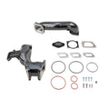Wehrli 11-16 Chevrolet 6.6L LML Duramax High Flow Y-Bridge Kit - WCFab Grey