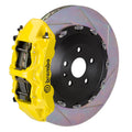Brembo 07-13 X5 Front GT BBK 6 Piston Cast 405x34 2pc Rotor Slotted Type1 - Yellow