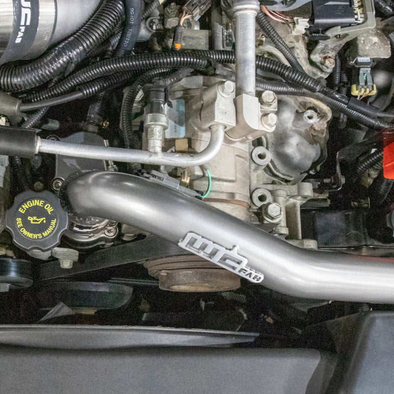 Wehrli 01-05 Chevy 6.6L LB7/LLY Duramax Thermostat Housing & Upper Coolant Pipe Kit - Bengal Silver