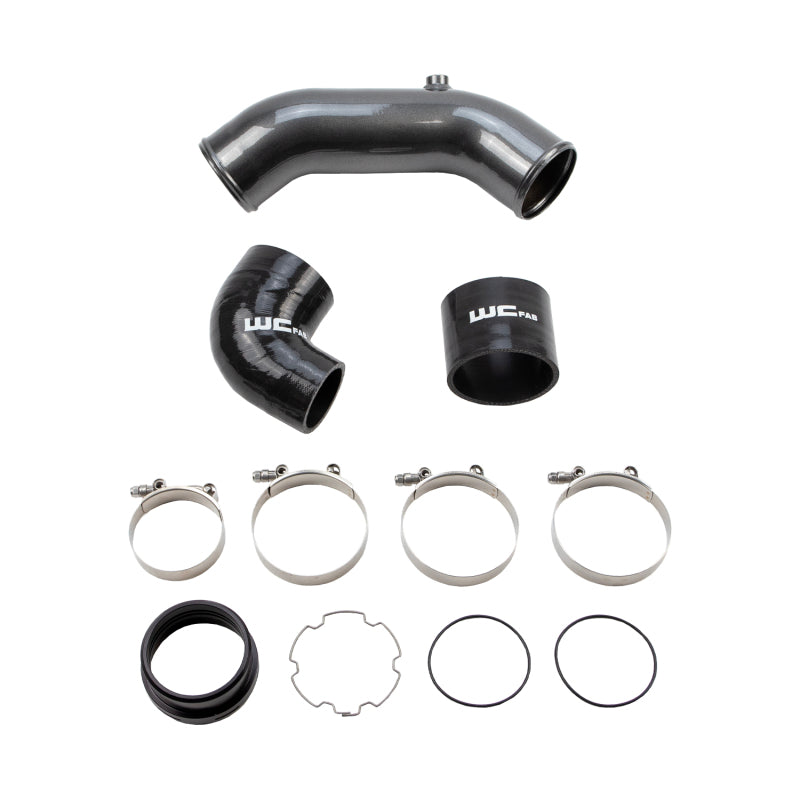 Wehrli 2017+ Ford 6.7L Power Stroke 3.5in Cold Side Intercooler Pipe - Bengal Gray