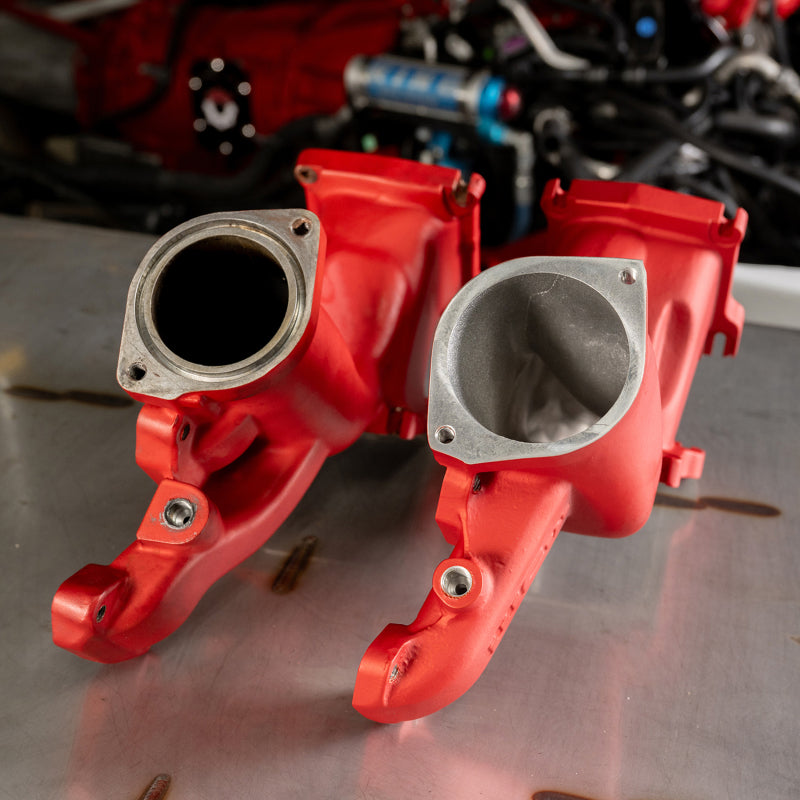 Wehrli 11-16 Chevrolet 6.6L LML Duramax High Flow Y-Bridge Kit - Candy Red