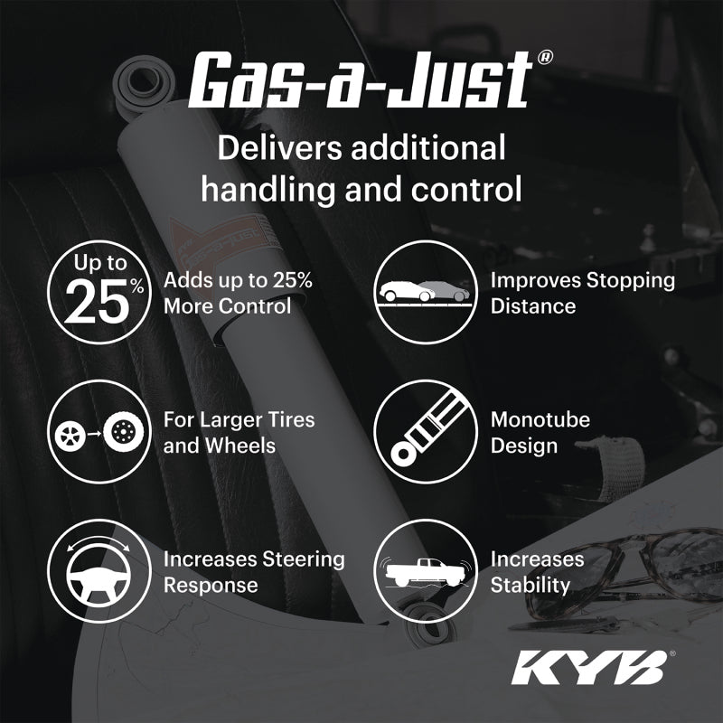 KYB 19-25 RAM 1500 w/ Off Road Susp. (w/o Air Susp. & Ex. Rebel & TRX) Gas-A-Just Gas Shock - Rear